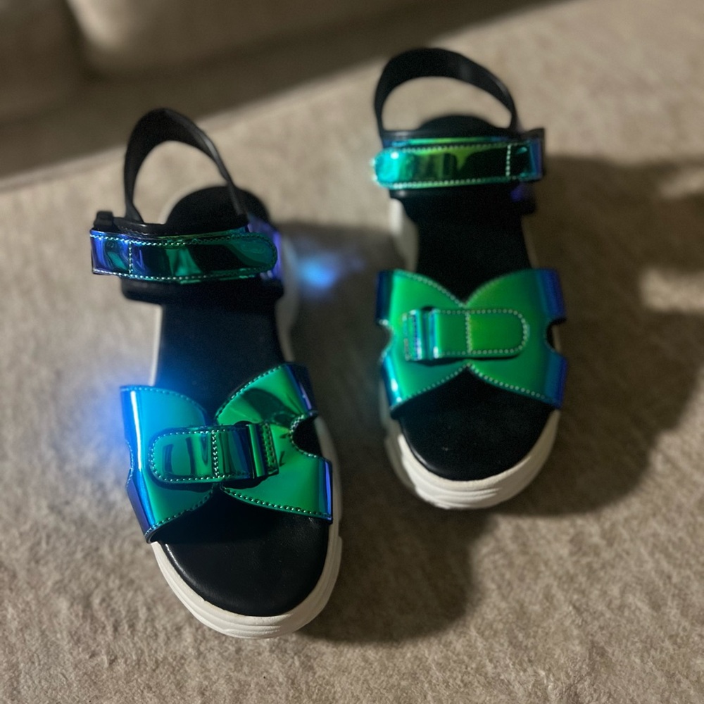Holographic Sandals